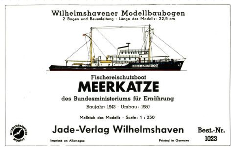 Plan Fishingboat Meerkatze - WILHELMS